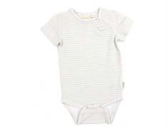 Petit Piao pearl blue/offwhite body stripes
